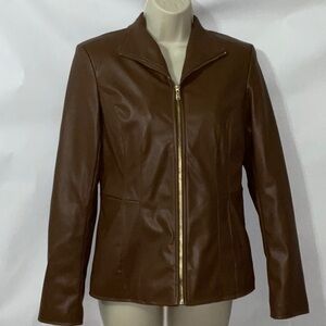 Cole Hahn, like new Faux Leather Jacket, XS